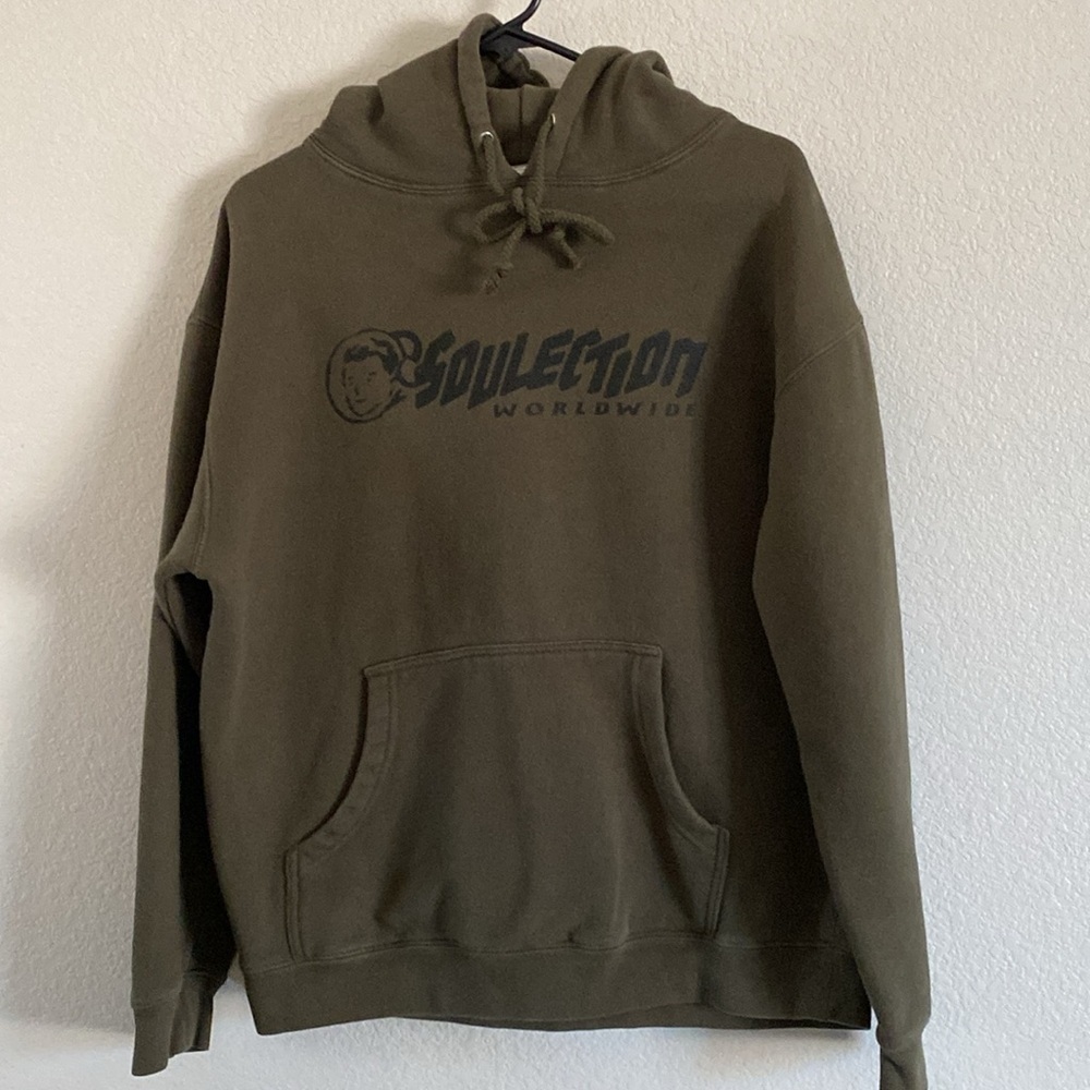 Billionaire Boys Club x Soulection Olive Green Hoodie Size M